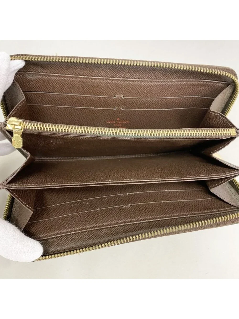 Louis Vuitton Wallet Damier Zippy Ebene